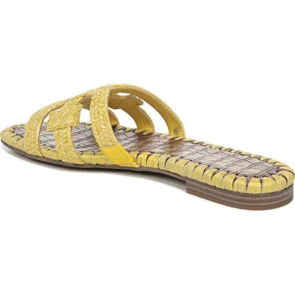 Sam Edelman New Women's Beckie 2 Slide Sandal Yellow - Size: 7.5 - Picture 4 of 11